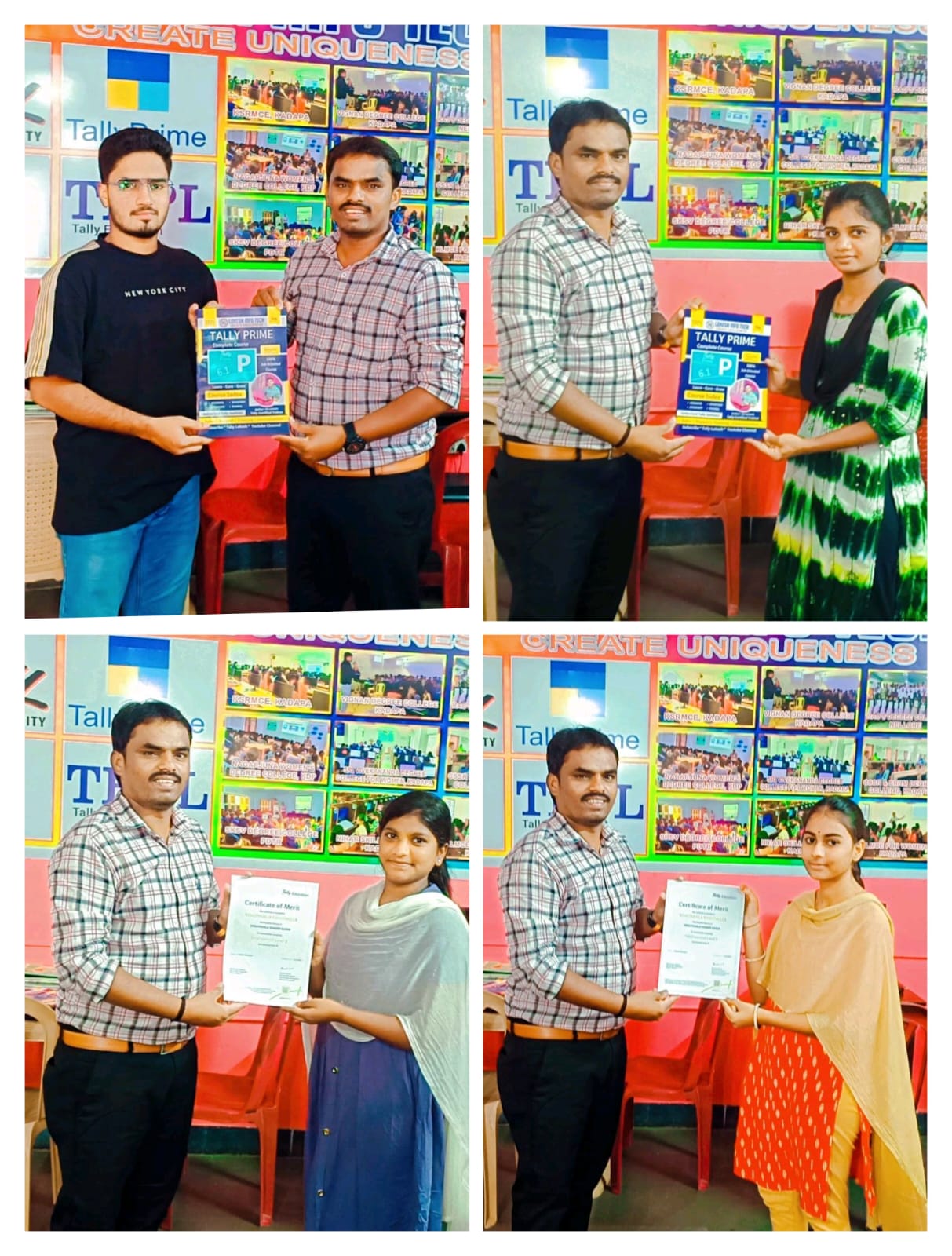 TALLY MATERIAL AND COURSE CERTIFICATION